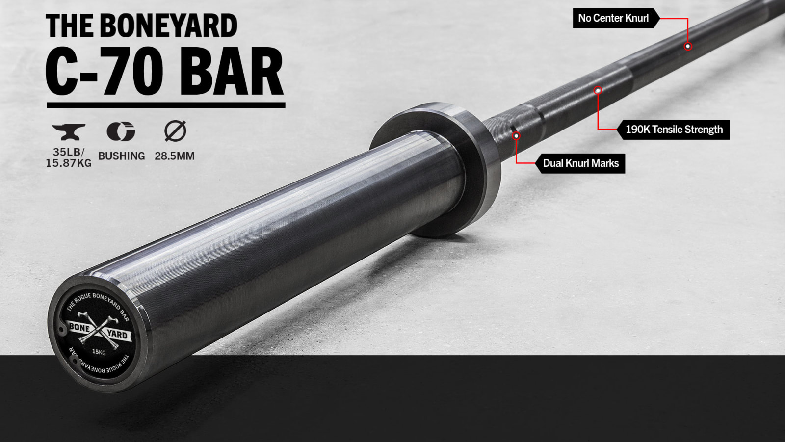 Rogue boneyard hot sale bar